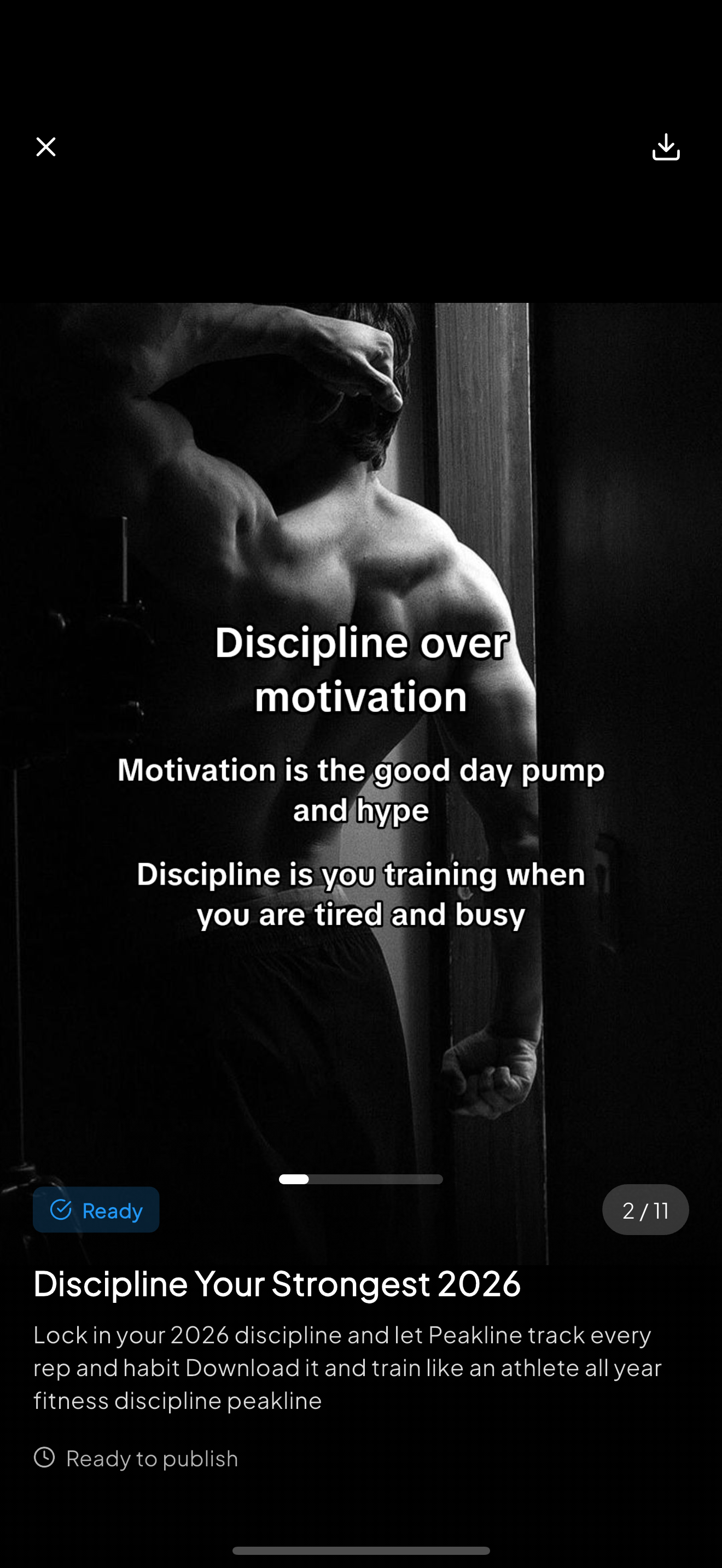 AI generated slide example